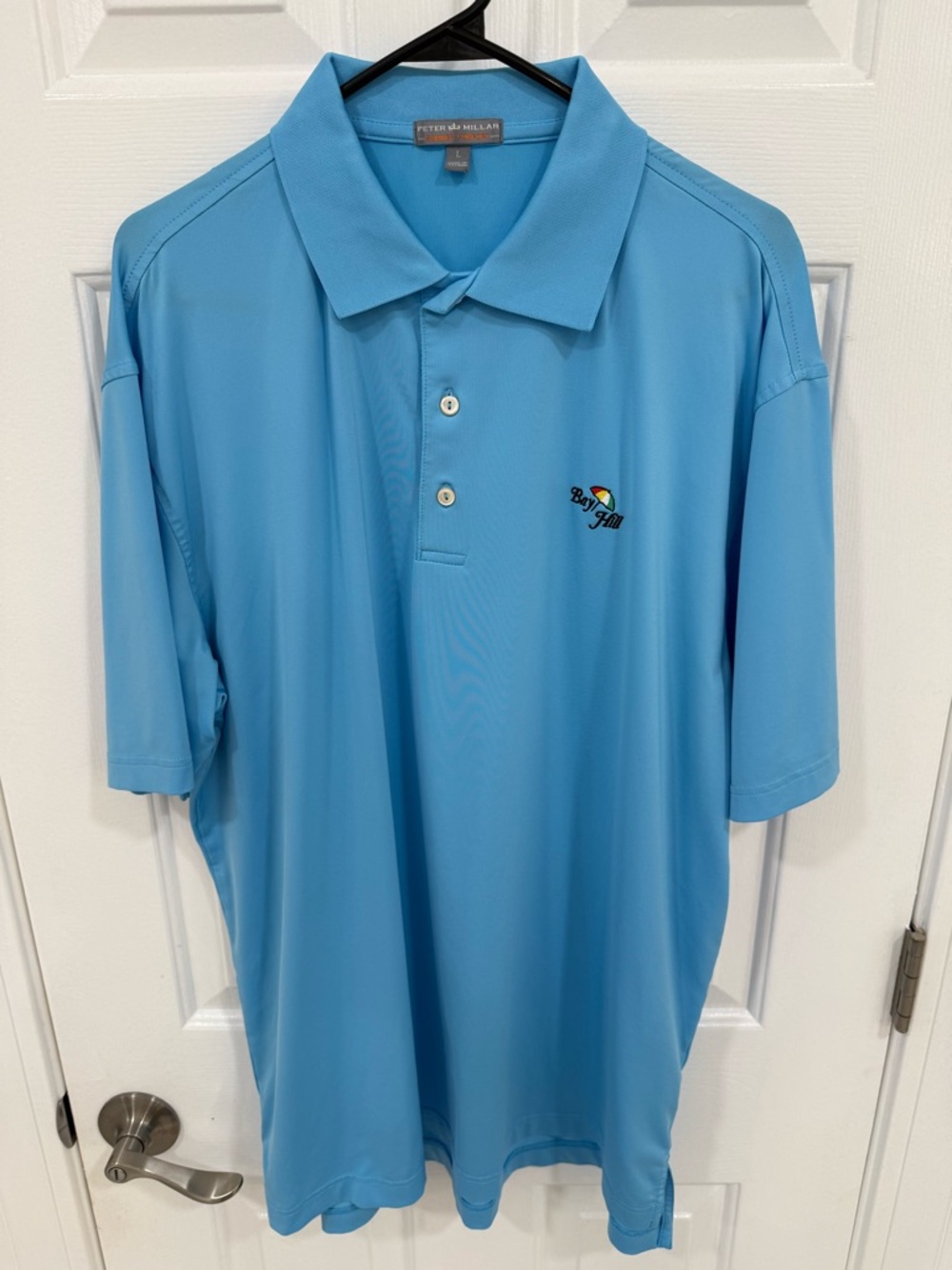 Bay Hill Peter Millar Sky Blue Performance Polo
